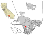 LA County Incorporated Areas Inglewood highlighted